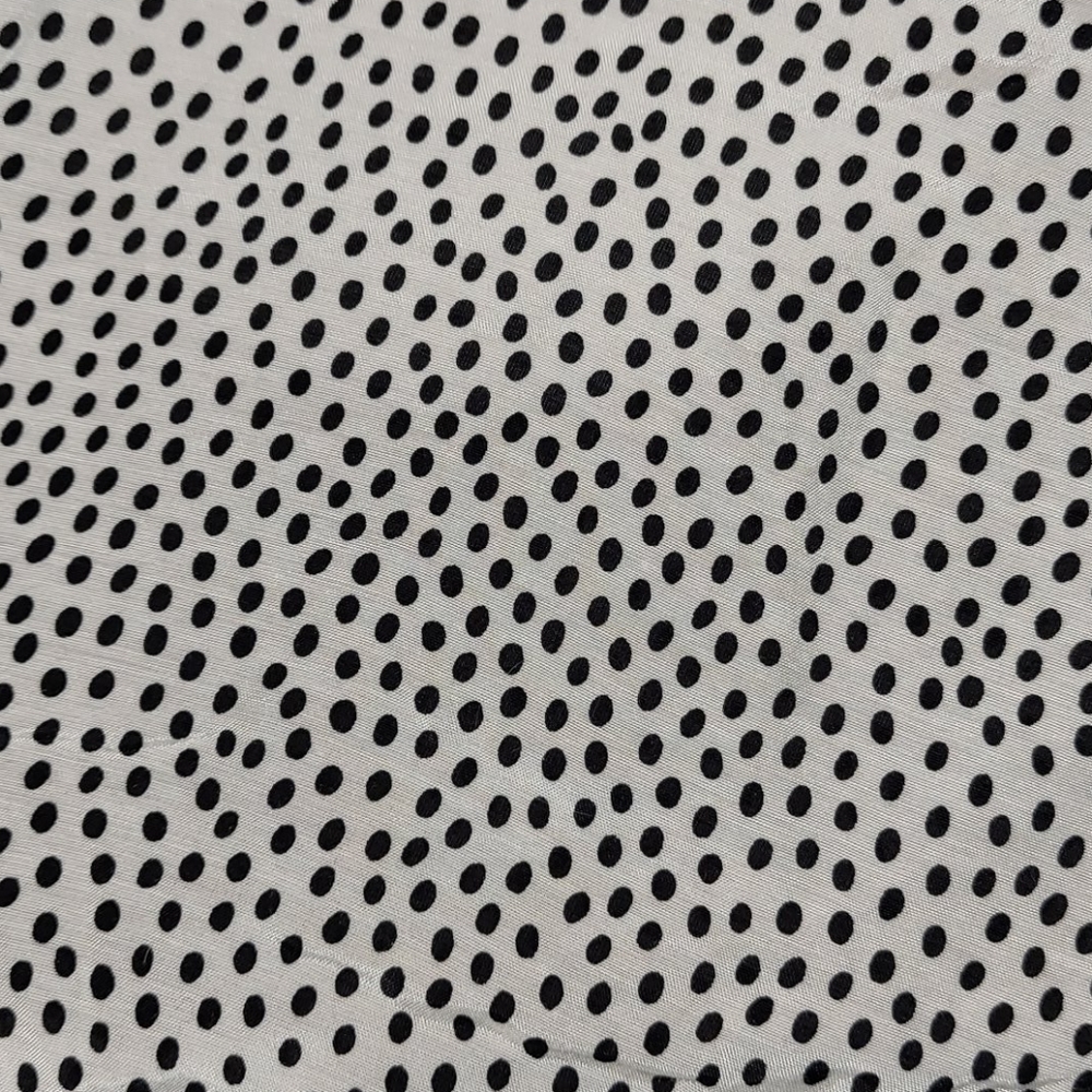 ‼️4/$20.J.H. Collectibles VTG wht blk dot blouse - Picture 4 of 7
